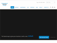 Tablet Screenshot of ct-website-design.com